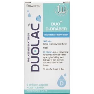 Duolac Duo d-dråber (Udløb: 02/2023)